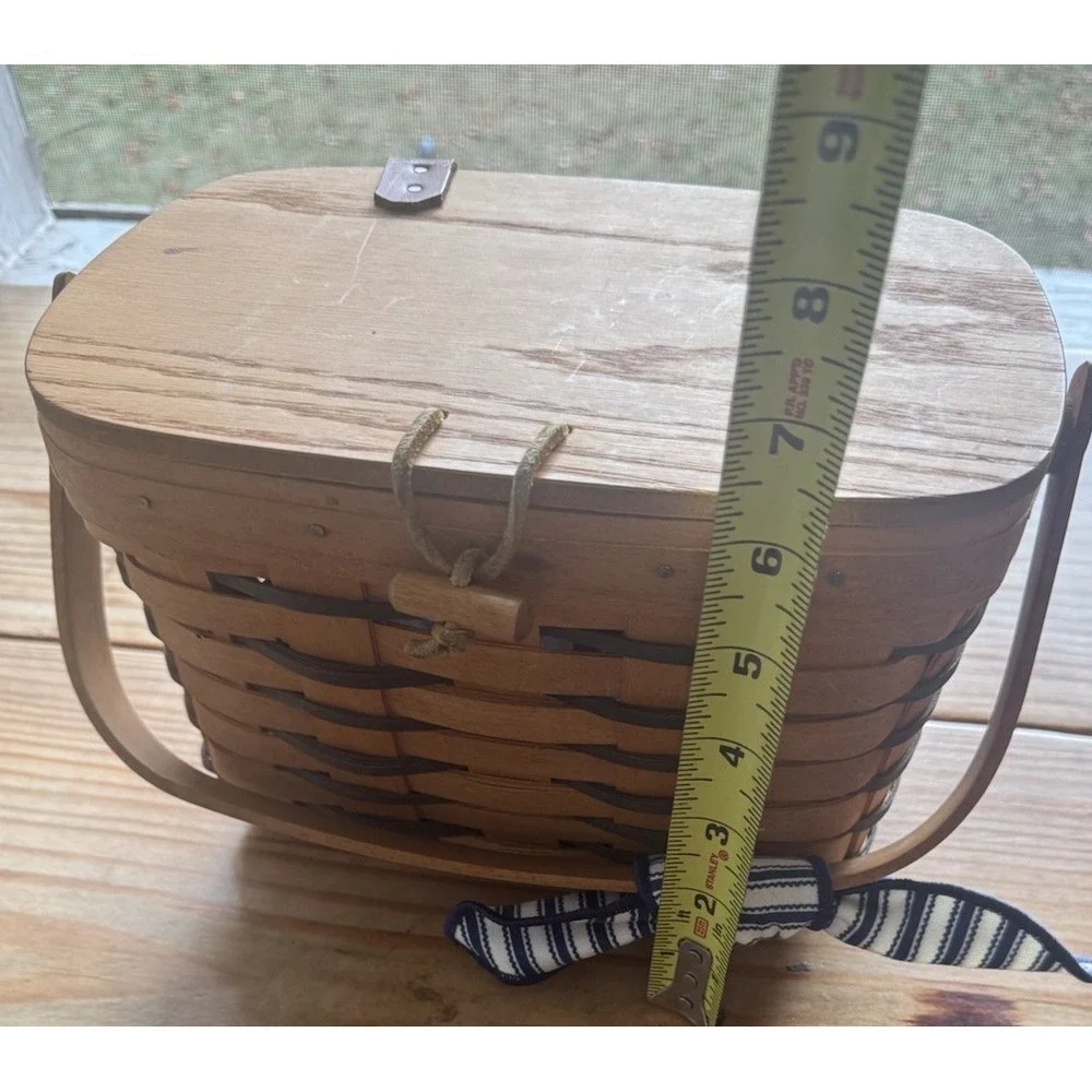 Vintage Longaberger Basket‎ w/ Lid 1994 Forever Yours Sweetheart Hostess + Tags